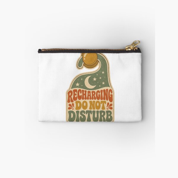 Item preview, Recharging Do Not Disturb Retro Door Hanger Saying designed and sold by BoosterShop.