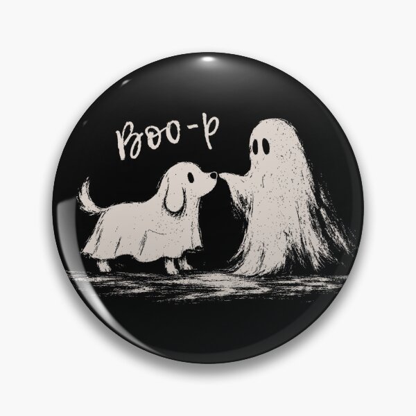 Item preview, Boo Boo-p Dog Vintage Ghost Funny Halloween Dog Lovers designed and sold by PartyFam.