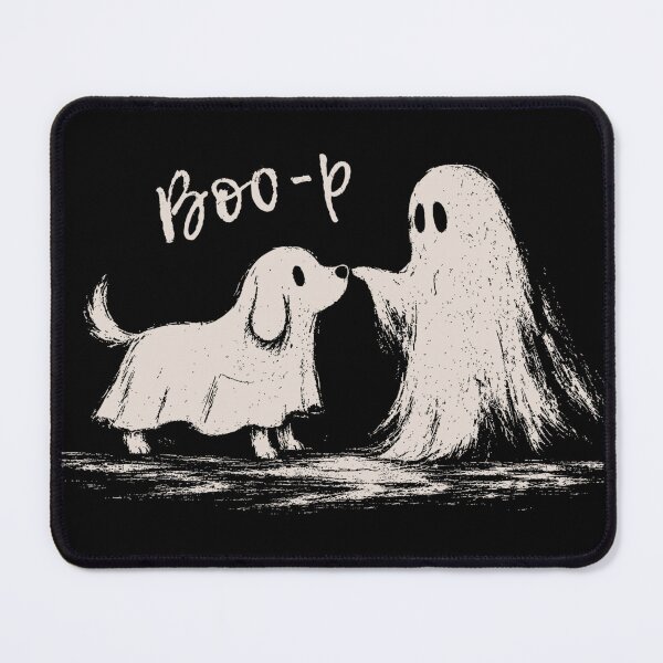 Item preview, Boo Boo-p Dog Vintage Ghost Funny Halloween Dog Lovers designed and sold by PartyFam.