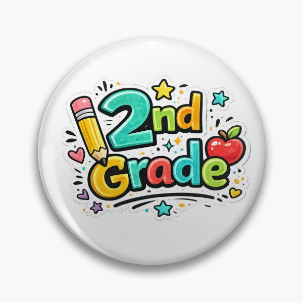 Item preview, 2nd Grade – Colorful Bubble Letter Doodle Design designed and sold by Burnt Cloth Tees.