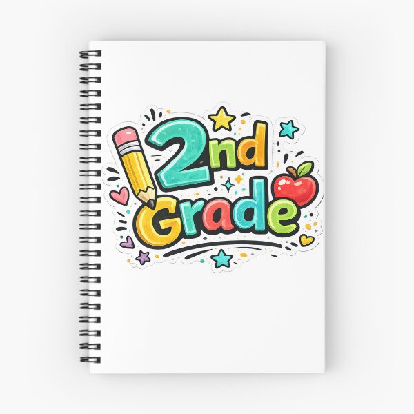 Item preview, 2nd Grade – Colorful Bubble Letter Doodle Design designed and sold by Burnt Cloth Tees.