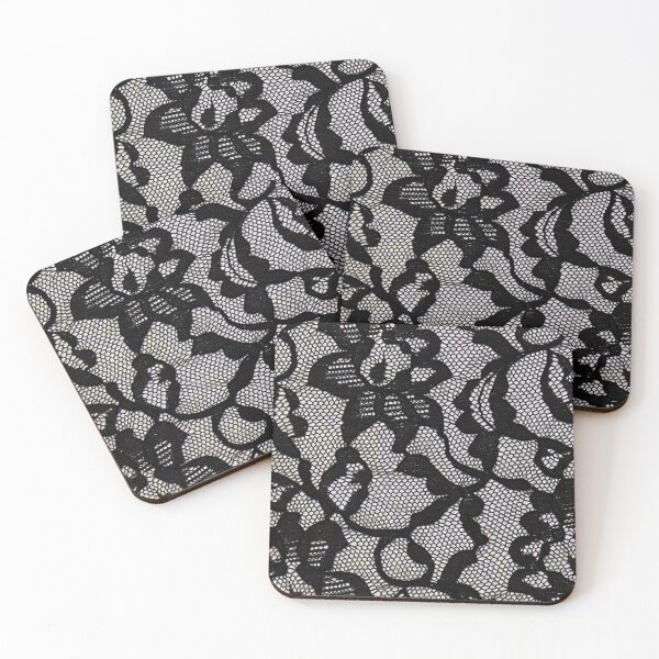 Item preview, Elegant Black Lace Pattern – Gothic Floral Fashion Design designed and sold by Romero80.
