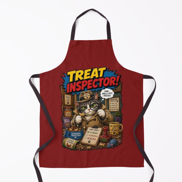 Item preview, Treat Inspector – Funny Comics Design designed and sold by Mac Sketches.