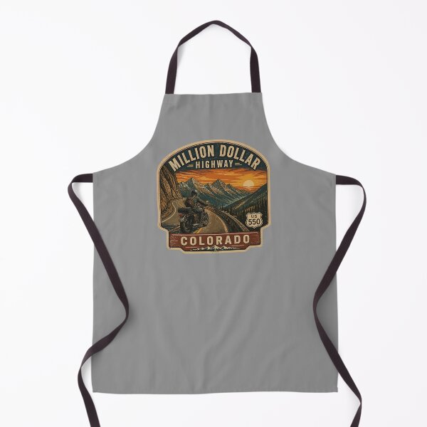 Item preview, Million Dollar Highway Colorado Route 550 Motorcycle Sticker TShirt 07 designed and sold by OuterShellUK.