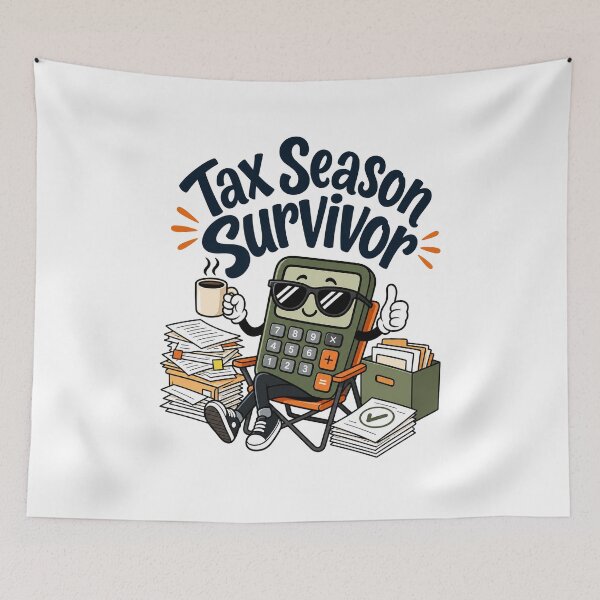 Item preview, Tax Season Survivor designed and sold by musthavewords.