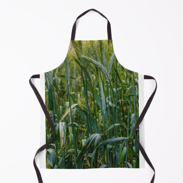 Item preview, Green Wheat Field Closeup With Growing Grain Stalks In Lush Rural Summer Landscape designed and sold by Nmallia.