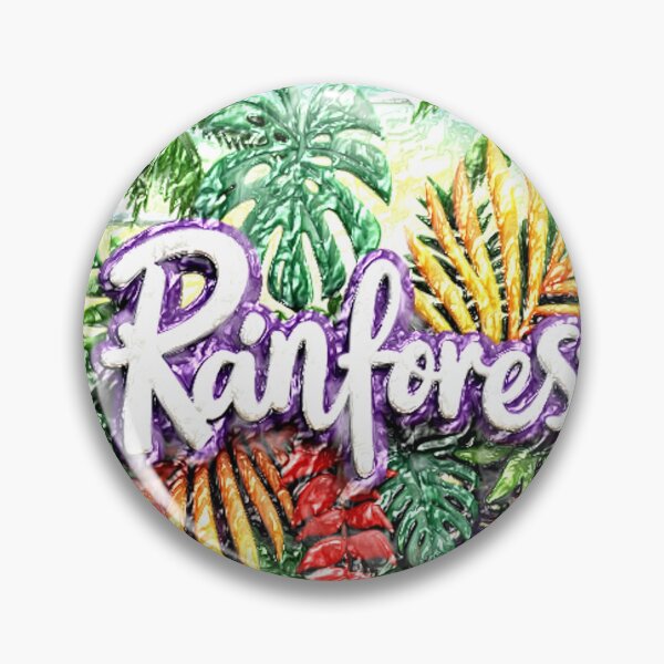 Item preview, rainforest tropical paradise C WV colorful botanical typographic design designed and sold by SmashingDeals.