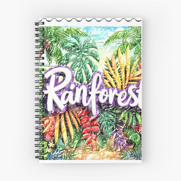 Item preview, rainforest tropical paradise C WV colorful botanical typographic design designed and sold by SmashingDeals.