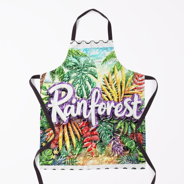 Item preview, rainforest tropical paradise C WV colorful botanical typographic design designed and sold by SmashingDeals.