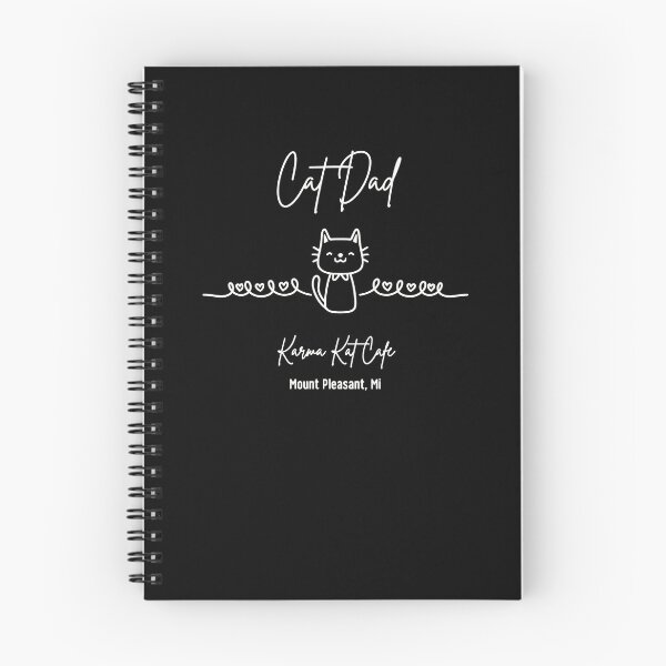 Item preview, Cat Dad Karma Kat Cafe Mount Pleasant Mi Graphic designed and sold by OlyvieArt.