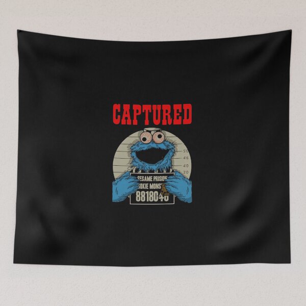 Item preview, Captured Cookie Monster Mugshot designed and sold by flat6frequency.