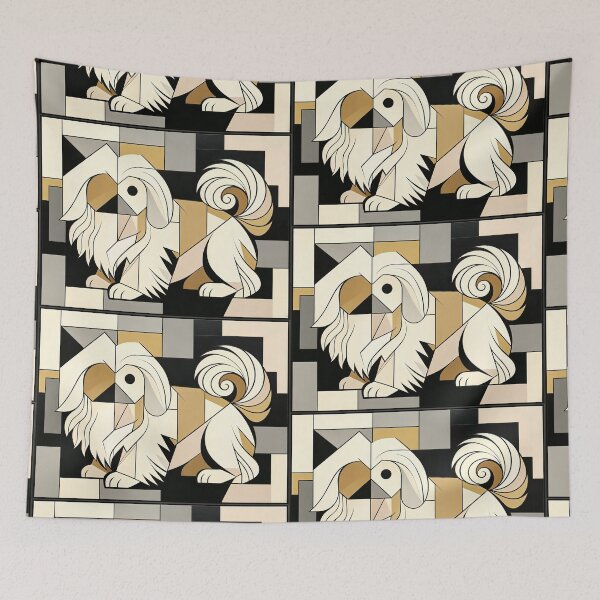 Item preview, cubist animal artwork designed and sold by forget45studio.