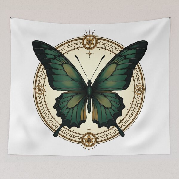 Item preview, Emerald Butterfly Celestial Emblem designed and sold by profustock.
