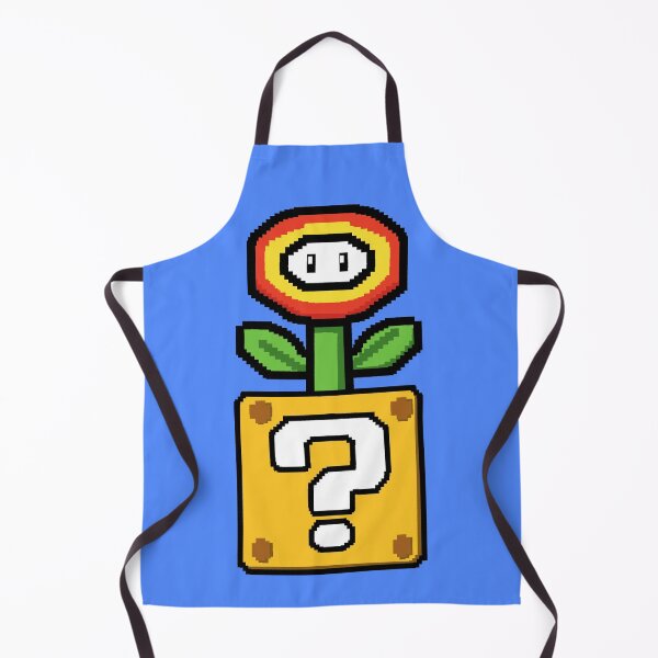 Item preview, Fire Flower in Question Block Pixel Art designed and sold by Shiningsticker8.