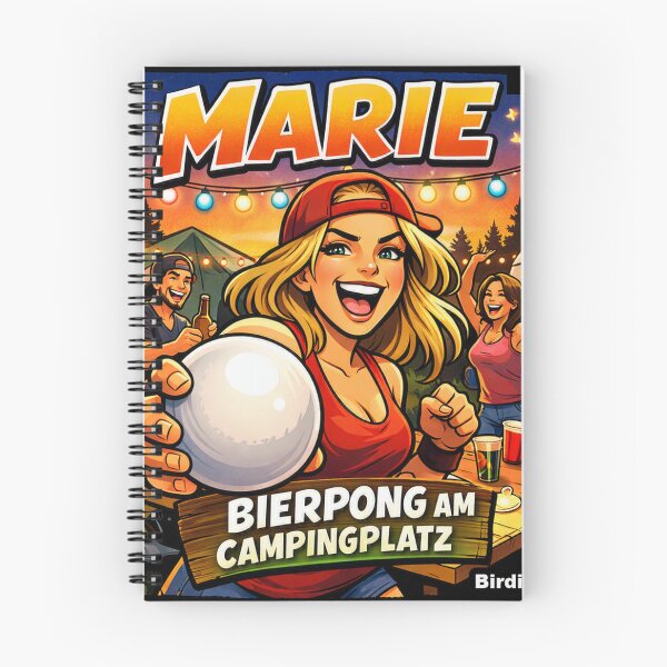 Item preview, Beer pong at the campsite – Funny parody designed and sold by smallbirdart.