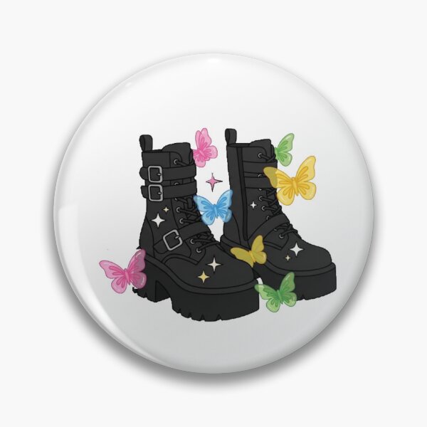 Item preview, Platform Boots with Butterflies - Y2K Fashion designed and sold by conamor-bymel.
