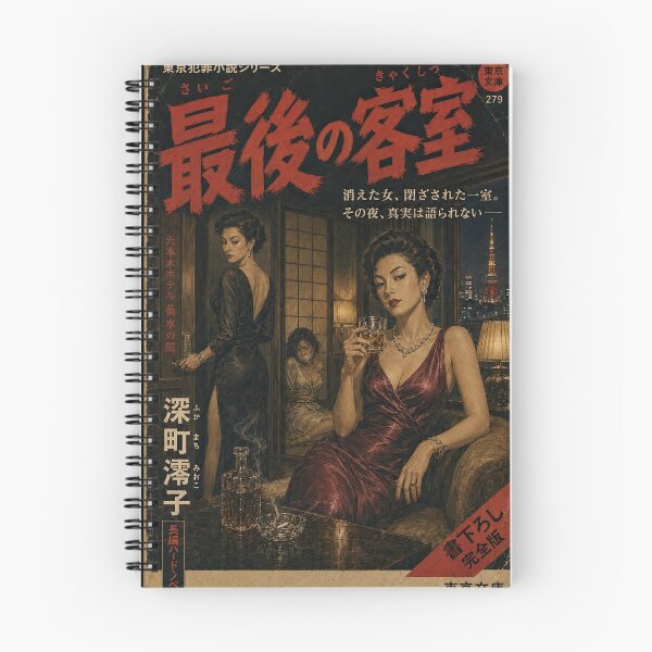 Item preview, Tokyo Crime Pulp Last Guest Room Japanese Book Cover designed and sold by obstinator.