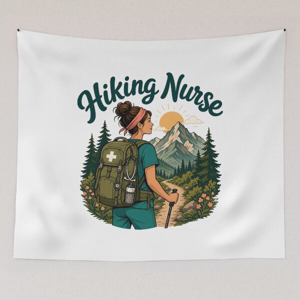 Item preview, Hiking Nurse designed and sold by musthavewords.