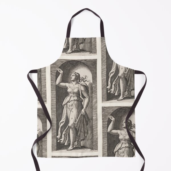Item preview, Allegorical Woman Pointing Upward in Niche designed and sold by artofuniverse.