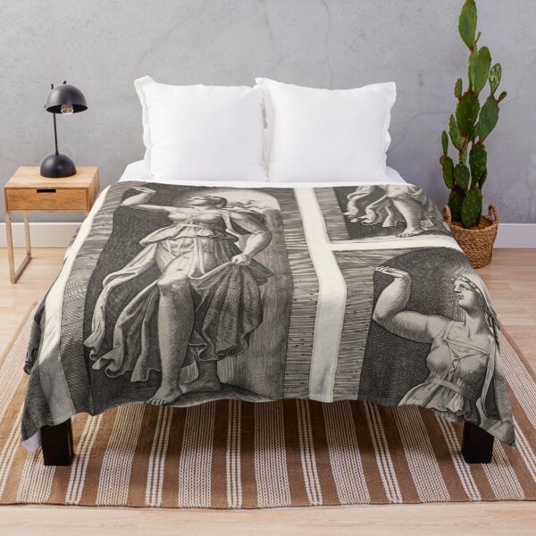 Item preview, Allegorical Woman Pointing Upward in Niche designed and sold by artofuniverse.