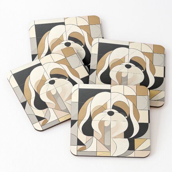 Item preview, cubist animal artwork designed and sold by forget45studio.