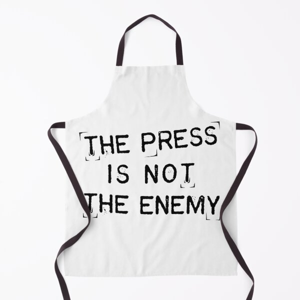 Item preview, THE PRESS IS NOT THE ENEMY - Freedom of Speech Design designed and sold by Shopeon Designs.
