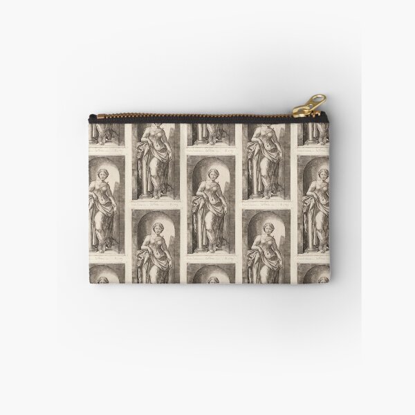 Item preview, Allegory of Fortitude Draped Figure Engraving designed and sold by artofuniverse.