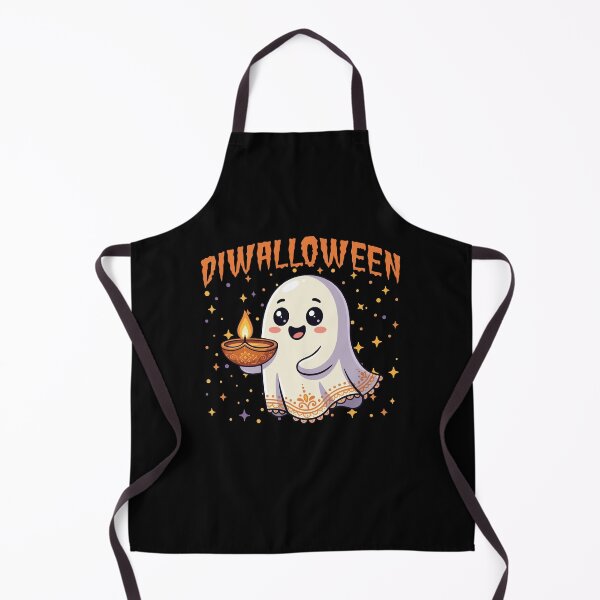 Item preview, Diwalloween Diwali Halloween Cute Ghost designed and sold by ShirTomDesigns.