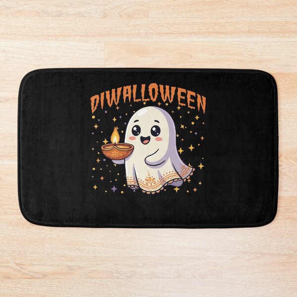 Item preview, Diwalloween Diwali Halloween Cute Ghost designed and sold by ShirTomDesigns.
