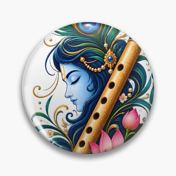 Item preview, Krishna Flute Peacock Feather Art designed and sold by hutofdesigns.