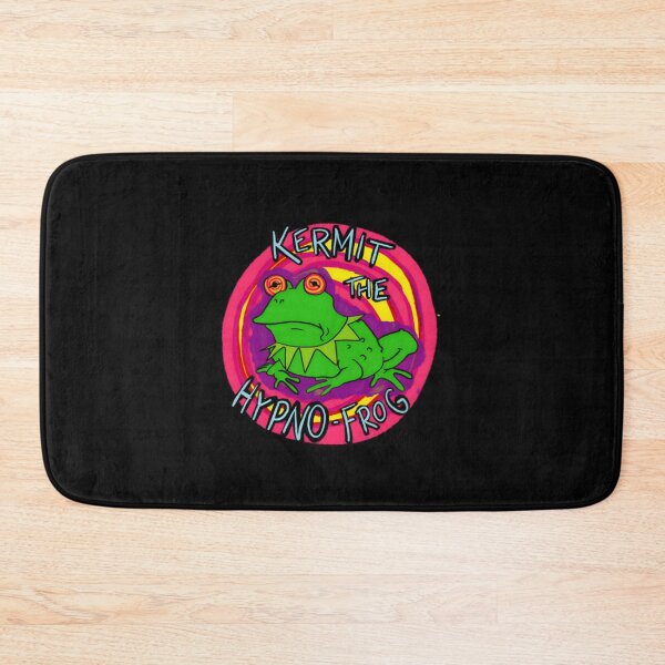 Item preview, Hypnotic Green Frog Cartoon Illustration designed and sold by flat6frequency.