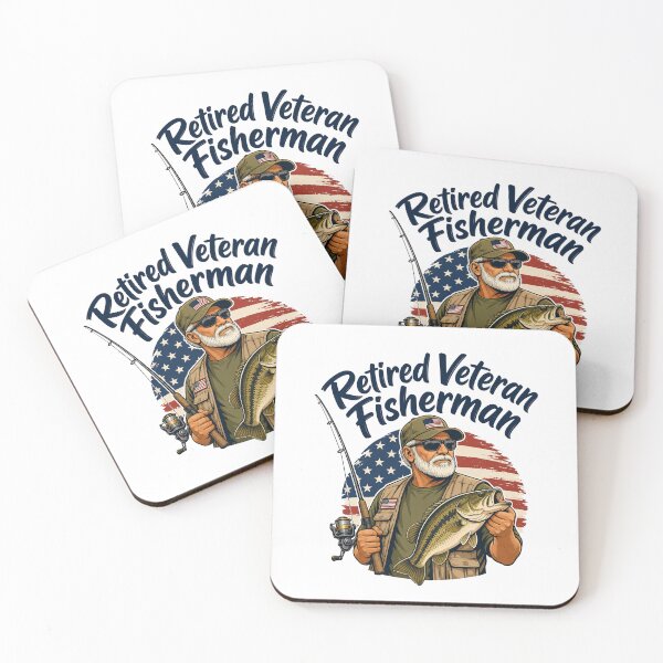 Item preview, Retired Veteran Fisherman designed and sold by musthavewords.