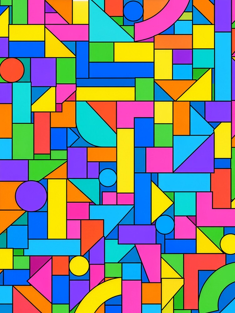 Thumbnail 4 of 4, iPhone Case, Color Block Disorder designed and sold by abstractengine.