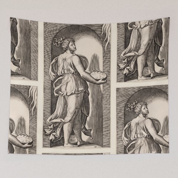 Item preview, Renaissance Allegory of Fire with Flame designed and sold by artofuniverse.