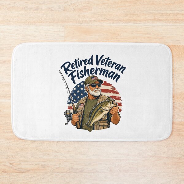 Item preview, Retired Veteran Fisherman designed and sold by musthavewords.
