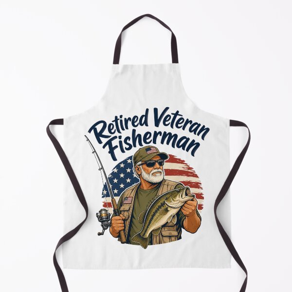 Item preview, Retired Veteran Fisherman designed and sold by musthavewords.