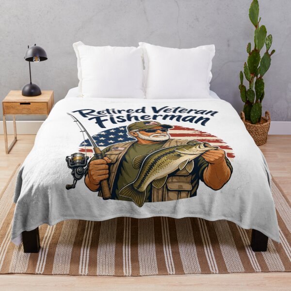 Item preview, Retired Veteran Fisherman designed and sold by musthavewords.