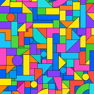 Artwork thumbnail, Color Block Disorder by abstractengine