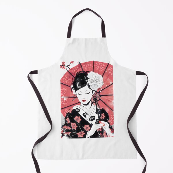 Item preview, Elegant Japanese Geisha Portrait - Traditional Asian Art Design LIMITED EDITION designed and sold by ErikFash.