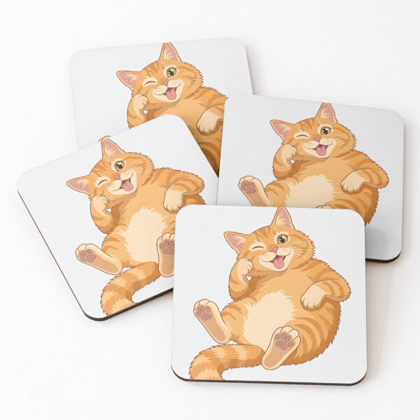 Item preview, Cute Orange Cat Funny Relaxing Pose designed and sold by naragon4289.