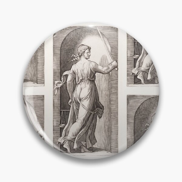 Item preview, Allegory of Justice with Sword and Scales designed and sold by artofuniverse.