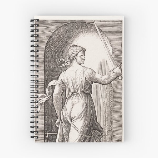 Item preview, Allegory of Justice with Sword and Scales designed and sold by artofuniverse.