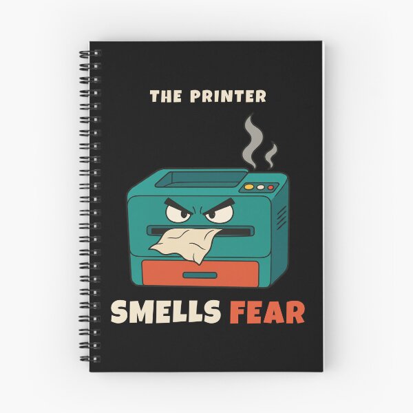Item preview, The Printer Smells Fear Funny IT Support Sysadmin Humor designed and sold by abdoali102.