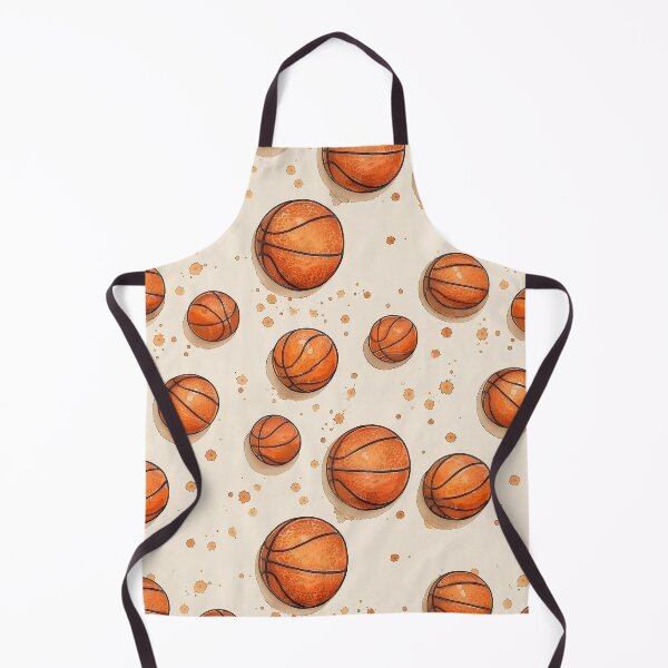 Item preview, Watercolor Basketball Pattern - Orange Sports Ball Illustration Design designed and sold by Yoruhara.