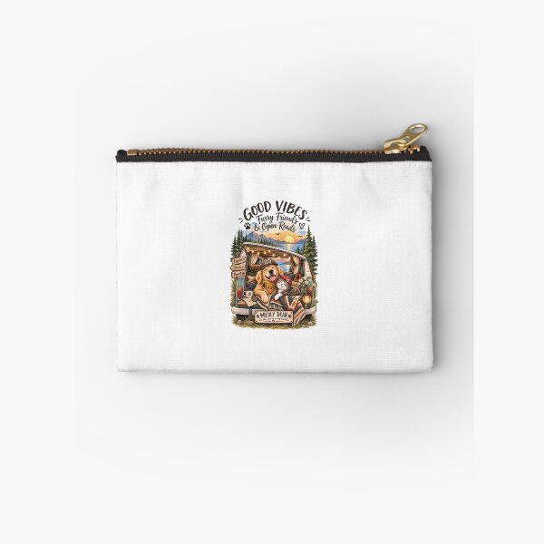 Item preview, Good Vibes Furry Friends Open Roads designed and sold by WILDLY DEAR.