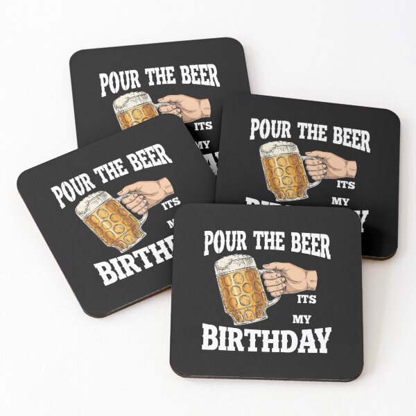 Item preview, Pour The Beer It's My Birthday Funny Drinking Vintage Beer Mug designed and sold by haitrieuic96.