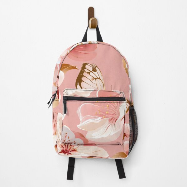 Item preview, Golden Butterflies Among Blush Cherry Blossoms designed and sold by haleymaree.
