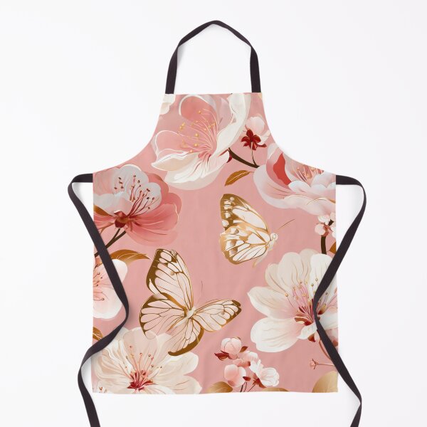Item preview, Golden Butterflies Among Blush Cherry Blossoms designed and sold by haleymaree.