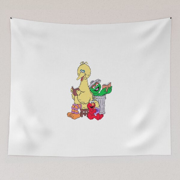 Item preview, Retro Sesame Street Friends Reading Together designed and sold by flat6frequency.