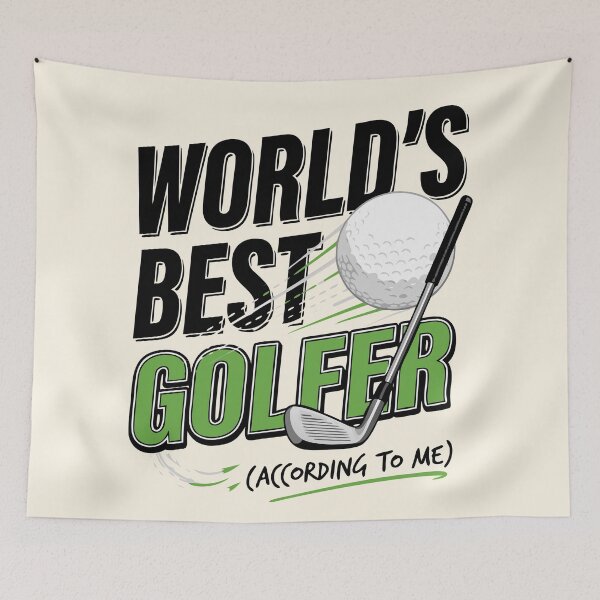 Item preview, Worlds Best Golfer, According to me funny golfer designed and sold by Colorfulman.
